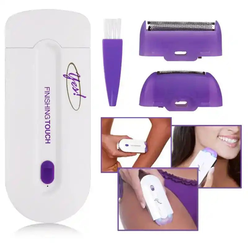 Finishing Touch Hair Epilator – Pain-Free Rechargeable Hair Remover for Face and Body