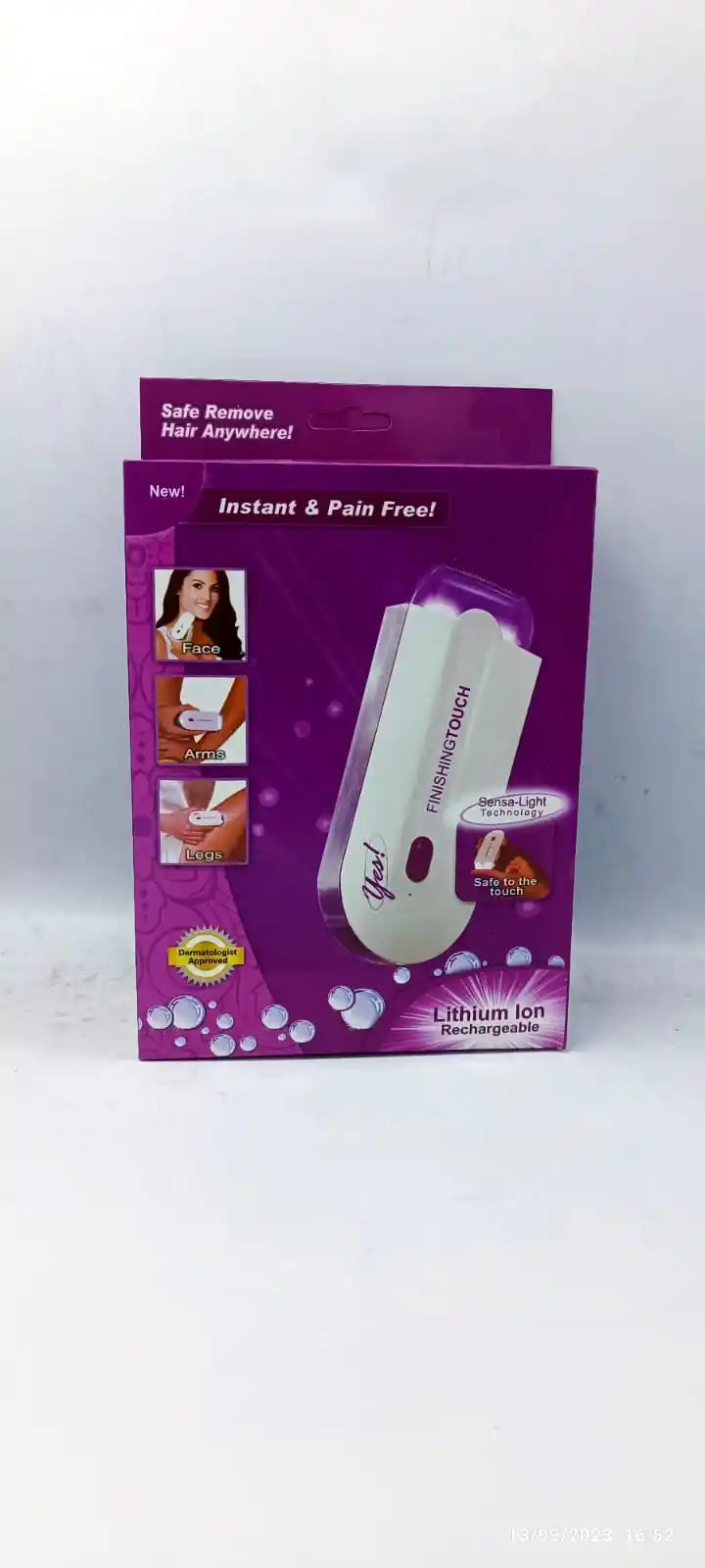 Finishing Touch Hair Epilator – Painless Hair Removal for Face & Body