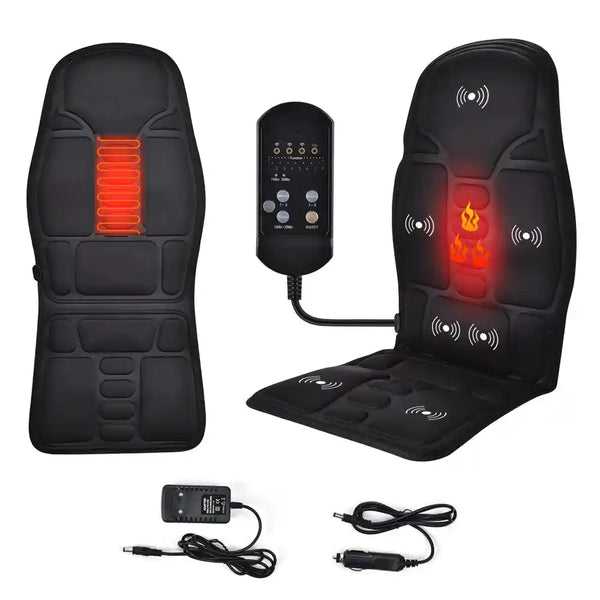 Massage Seat Topper – Full Body Massager with Heat for Home, Office & Car
