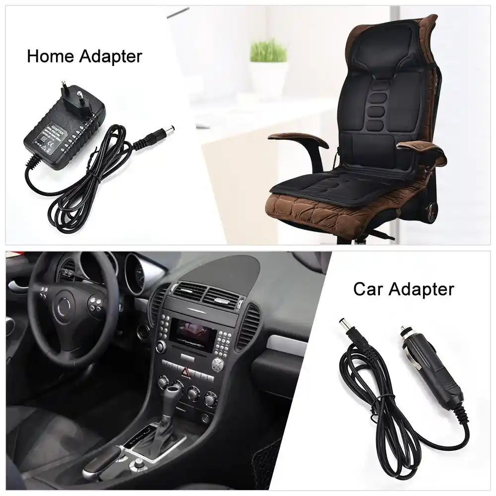 Massage Seat Topper – Full Body Massager with Heat for Home, Office & Car