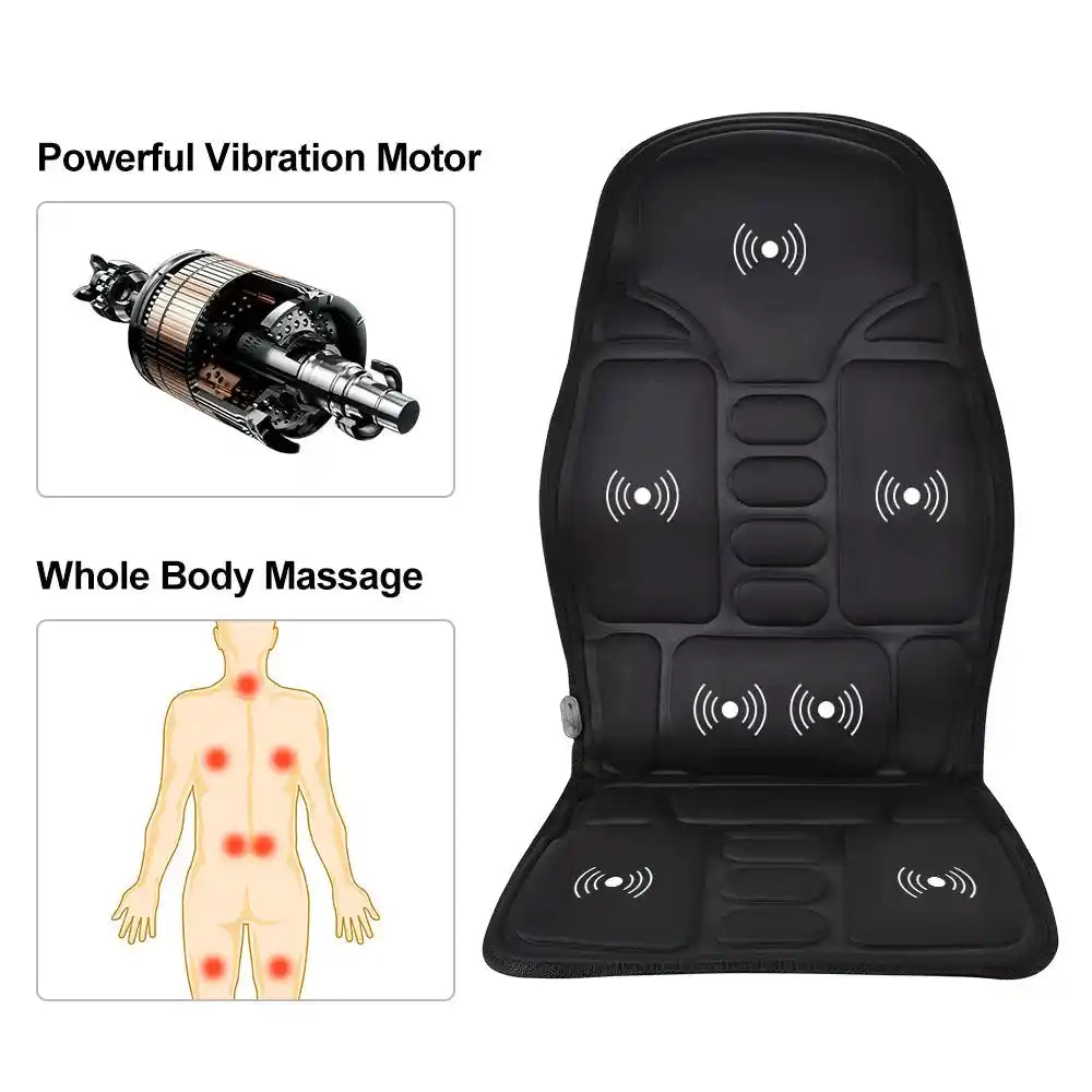 Massage Seat Topper – Full Body Massager with Heat for Home, Office & Car