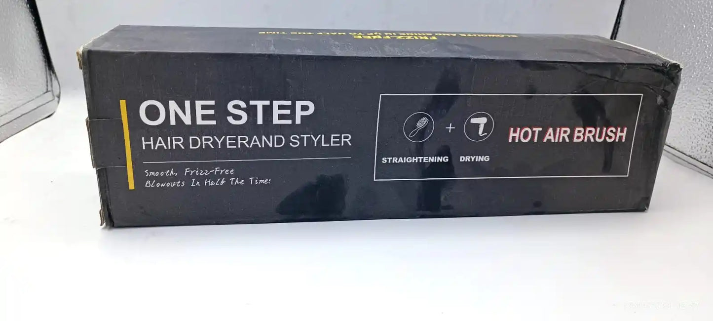 One Step Hot Air Brush – All-in-One Hair Dryer, Straightener, Curler & Volumizer