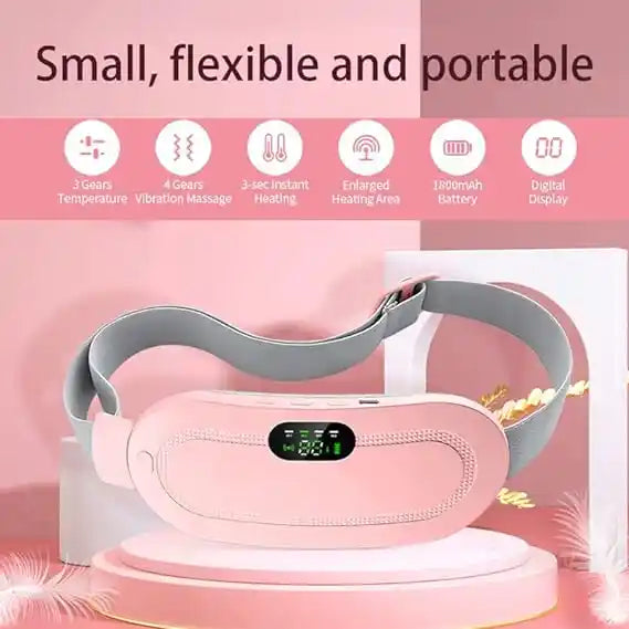 Period Belt – Portable Menstrual Heating & Massage Pad