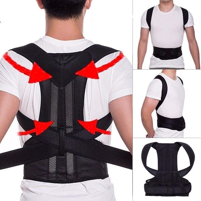 Posture Corrector Therapy Shoulder Belt – Adjustable, Breathable, Invisible Under Clothes