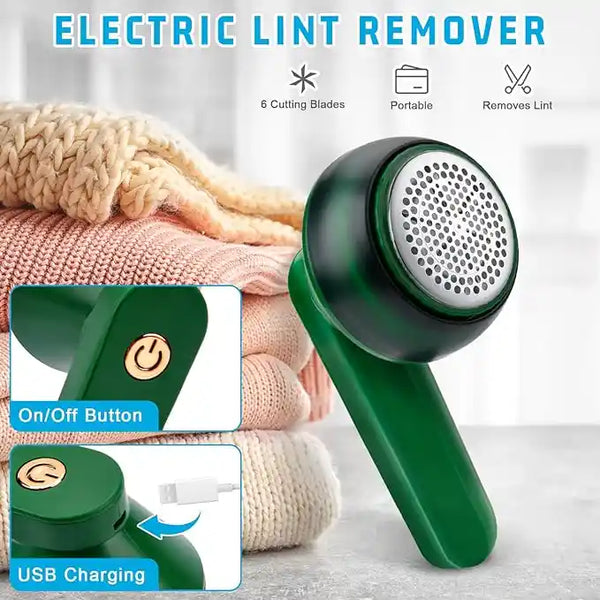 Rechargeable Lint Remover – USB Fabric Shaver for Clothes, Sweaters, and Sofas
