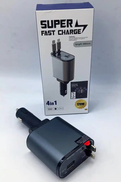 4-in-1 Retractable Charger