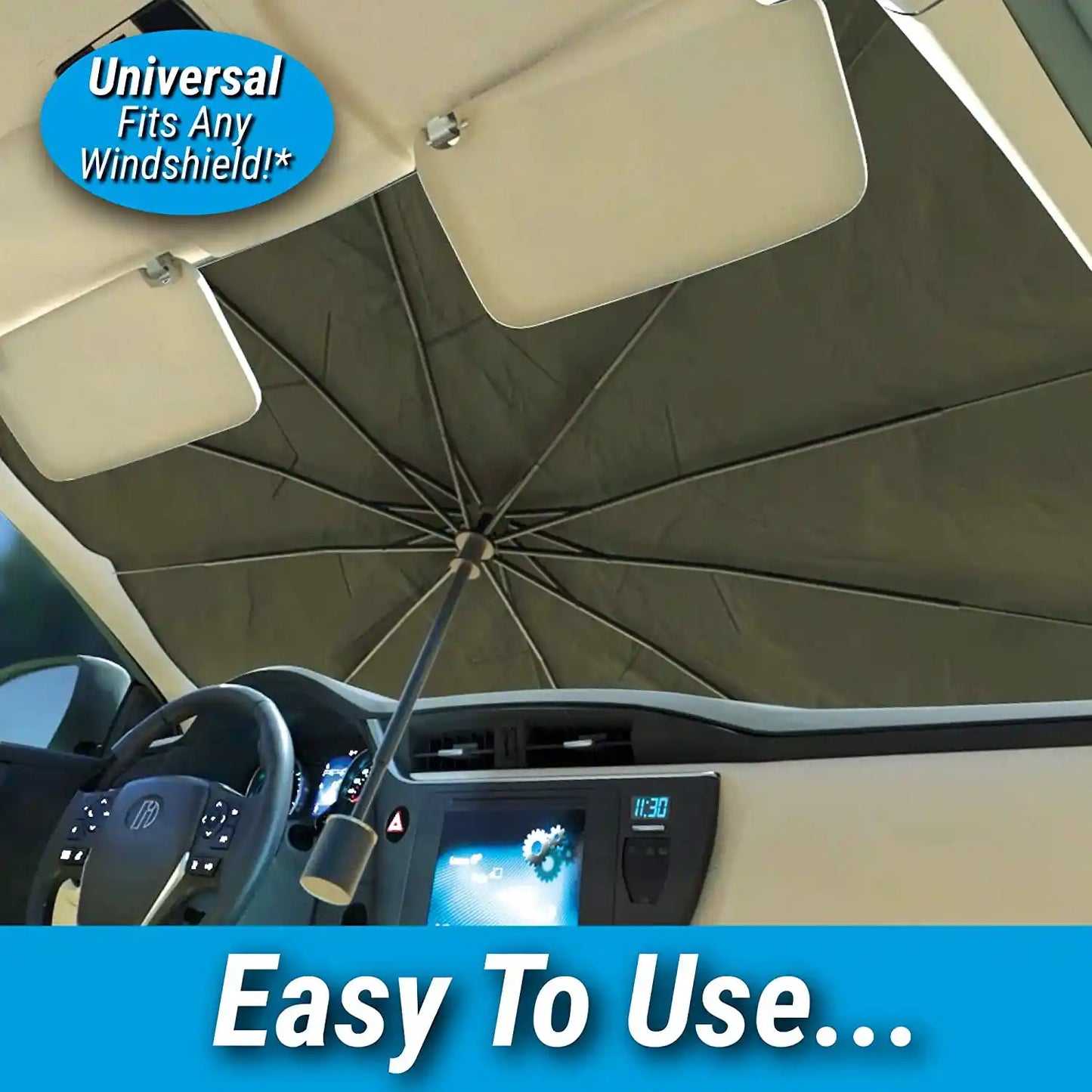 Car Windshield Sun Shade (BrellaShield)