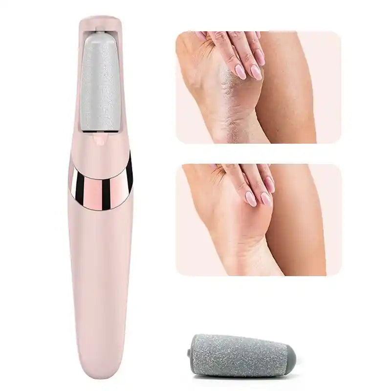 Electric Pedicure Foot File – Callus Remover for Smooth, Soft Feet with Rechargeable Battery and Dual Speed Settings