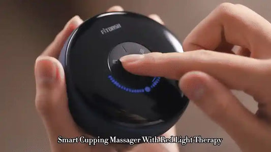 Electric Vacuum Cupping Massager – Portable Therapy Device with Red Light and Multiple Massage Modes