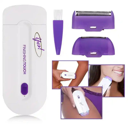 Finishing Touch Hair Epilator – Pain-Free Rechargeable Hair Remover for Face and Body