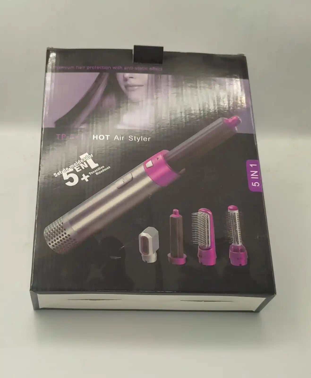 Hot Air Brush (5-in-1) – Ceramic Air Wrap Styler