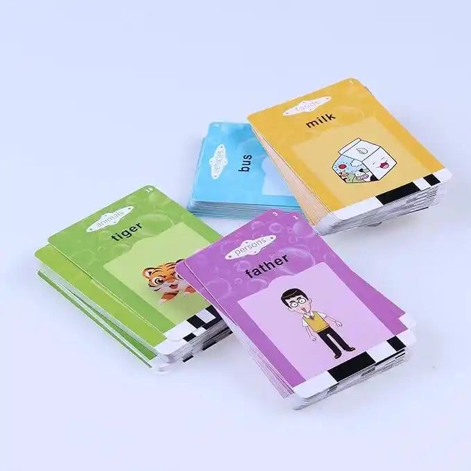 Kids Flash Cards – 112 Talking Cards for Preschool Learning and Language Development