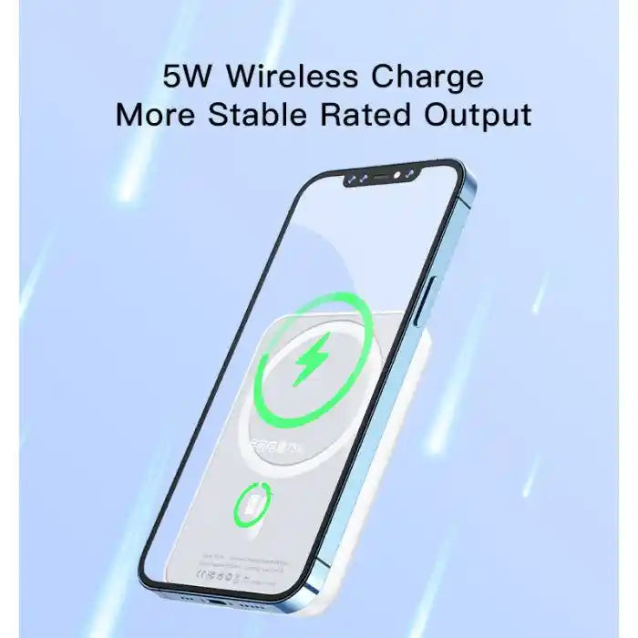 MagSafe Magnetic Power Bank – 5000mAh Wireless Charger for iPhone 12/13