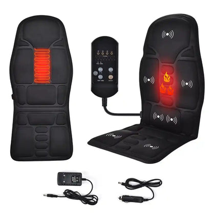 Massage Seat Topper – Full Body Massager with Heat for Home, Office & Car
