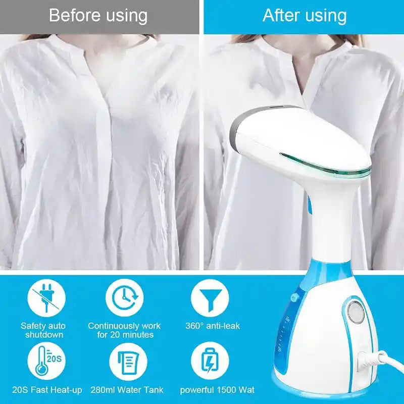 Portable Garment Steamer – Handheld Ironing Solution for Home & Travel