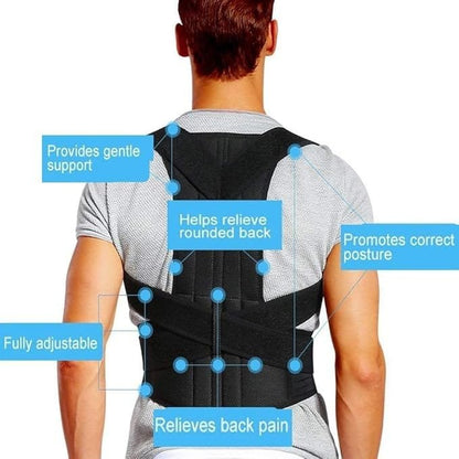Posture Corrector Therapy Shoulder Belt – Adjustable, Breathable, Invisible Under Clothes