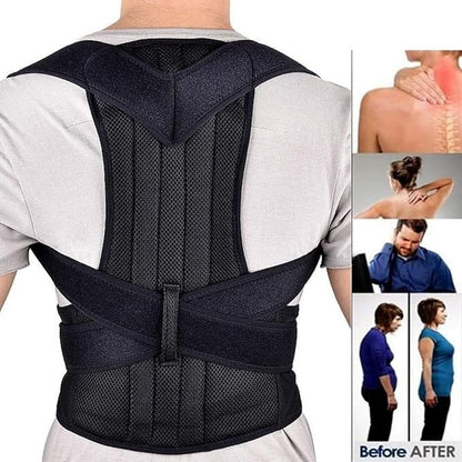 Posture Corrector Therapy Shoulder Belt – Adjustable, Breathable, Invisible Under Clothes