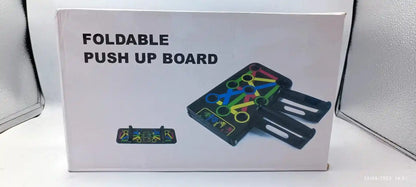 Push-Up Board – Non-Slip, Foldable, Color-Coded Muscle Targeting System