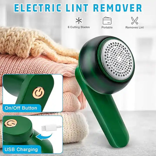 Rechargeable Lint Remover – USB Fabric Shaver for Clothes, Sweaters, and Sofas