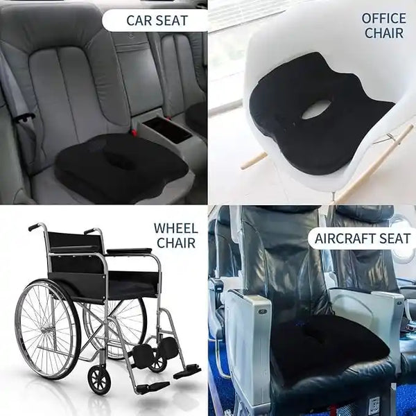 Ergonomic Memory Foam Seat Cushion – Ultimate Comfort & Support