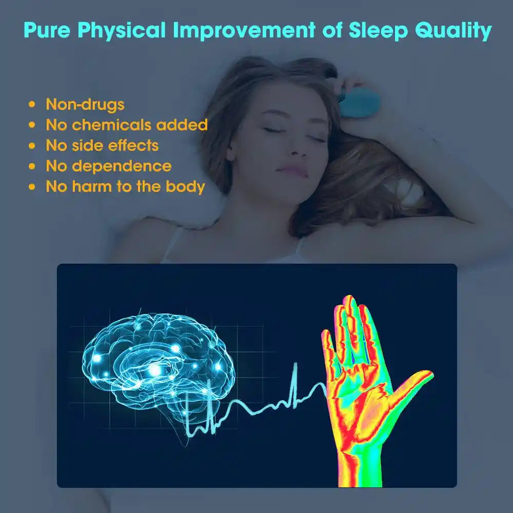 Sleep Aid Hand-held Micro-current Sleep Therapy Device – Relieve Anxiety & Insomnia Naturally