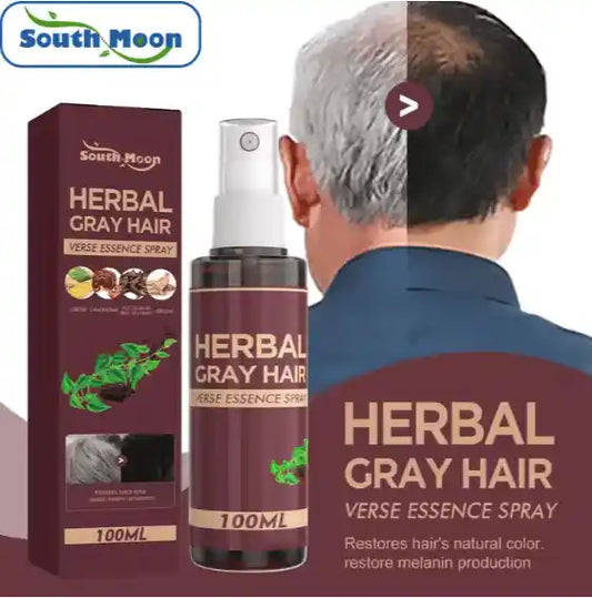 South Moon Gray Hair Spray – 100ml Instant Gray Coverage for All Hair Types