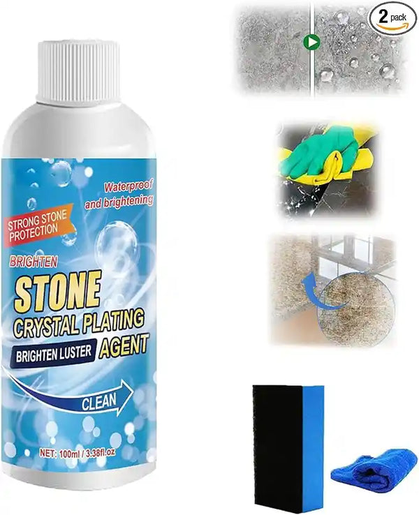 Stone Stain Remover Cleaner | Gel-Based All-Purpose Formula for Marble, Granite, Patios