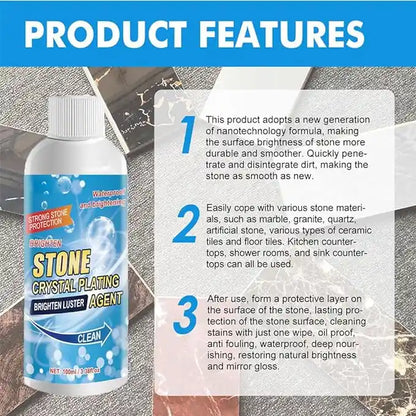 Stone Stain Remover Cleaner | Gel-Based All-Purpose Formula for Marble, Granite, Patios