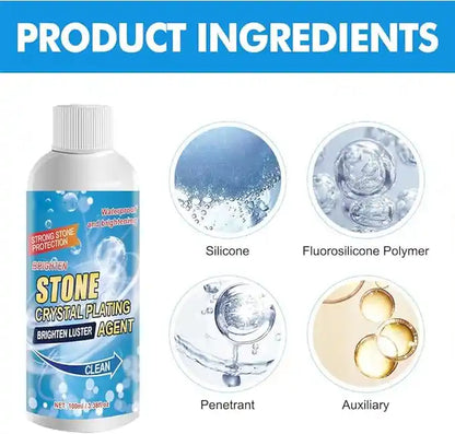 Stone Stain Remover Cleaner | Gel-Based All-Purpose Formula for Marble, Granite, Patios