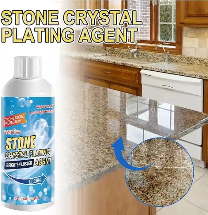 Stone Stain Remover Cleaner | Gel-Based All-Purpose Formula for Marble, Granite, Patios