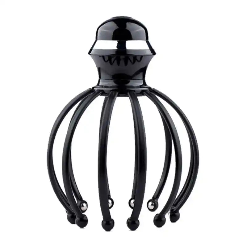 Electric Octopus Head Massager with 12 Claws for Scalp Relaxation
